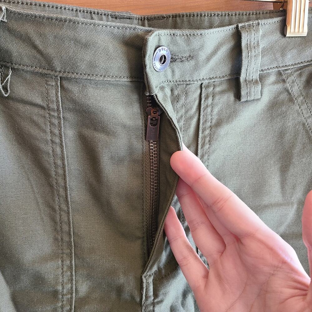 Duluth Pant Fire Hose Coolmax Trading Company Green Slim Leg Crop 10 Regular - Picture 5 of 6